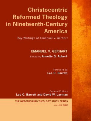 cover image of Christocentric Reformed Theology in Nineteenth-Century America